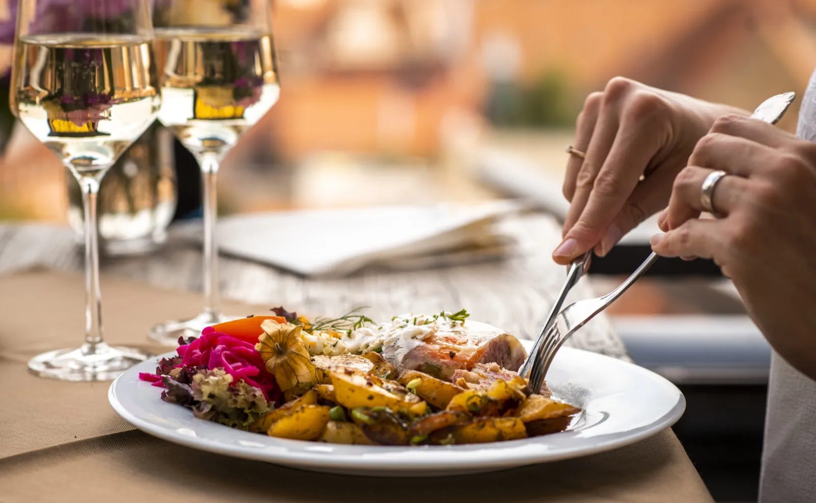 Genussvoll Essen gehen in Dresden